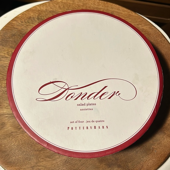 Pottery Barn Donder Set Of 4 Salad plate’s - Picture 6 of 6